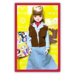 Vtg 1990's Takara Japan World JENNY AMERICA USA Fashion Doll 11" Barbie Licca